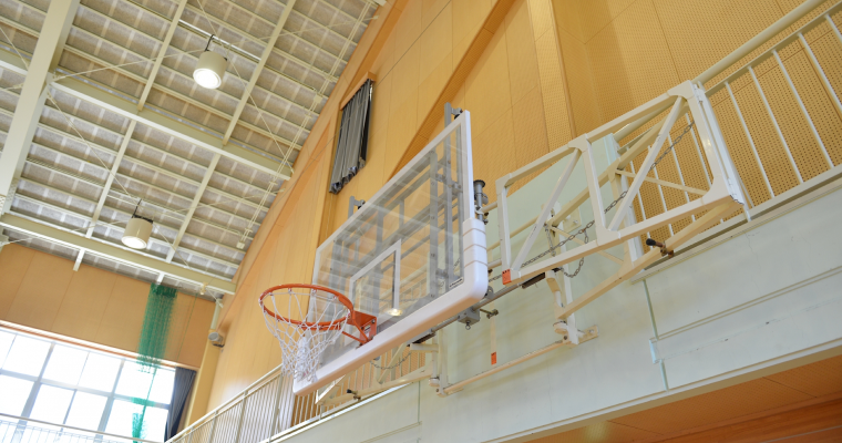 仙台市宮城広瀬総合運動場体育館バスケットゴール改修工事